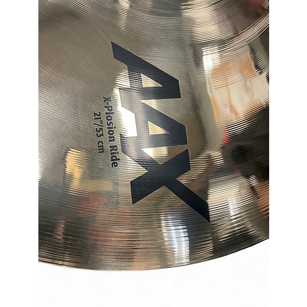 Used SABIAN 21in AAX XPLOSIAN RIDE Cymbal