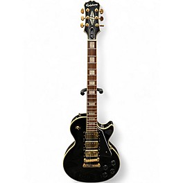 Used Epiphone Les Paul Black Beauty 3 Black and Gold Solid Body Electric Guitar