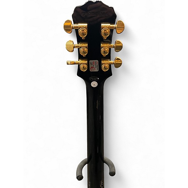 Used Epiphone Les Paul Black Beauty 3 Black and Gold Solid Body Electric Guitar