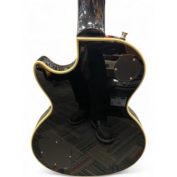 Used Epiphone Les Paul Black Beauty 3 Black and Gold Solid Body Electric Guitar