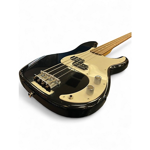 Used Squier Affinity Precision Bass Black Electric Bass Guitar
