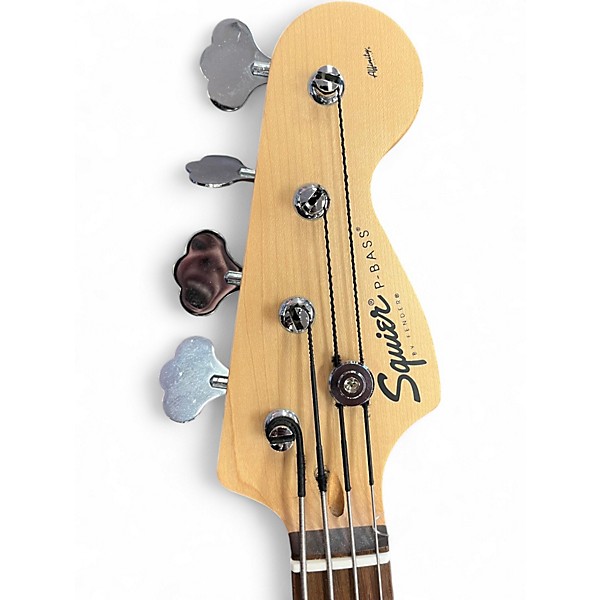 Used Squier Affinity Precision Bass Black Electric Bass Guitar