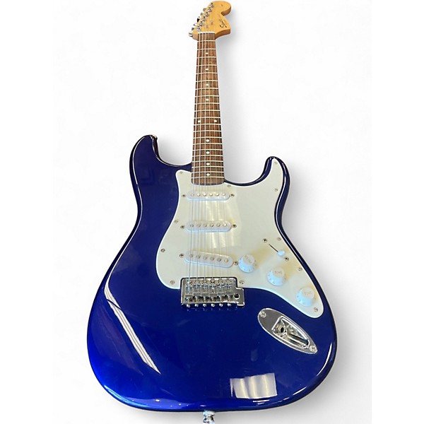Used Squier Affinity Stratocaster Blue Solid Body Electric Guitar
