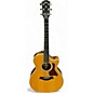Used Taylor 414CE Natural Acoustic Electric Guitar thumbnail