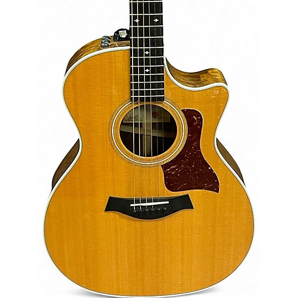 Used Taylor 414CE Natural Acoustic Electric Guitar