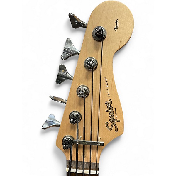 Used Squier Affinity Jazz Bass V 5 String Black Electric Bass Guitar