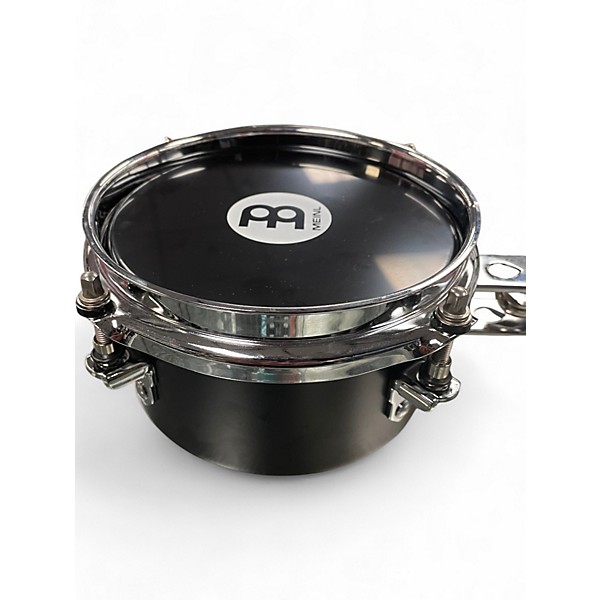 Used MEINL 6in Drummer Snare Timbale Black Drum