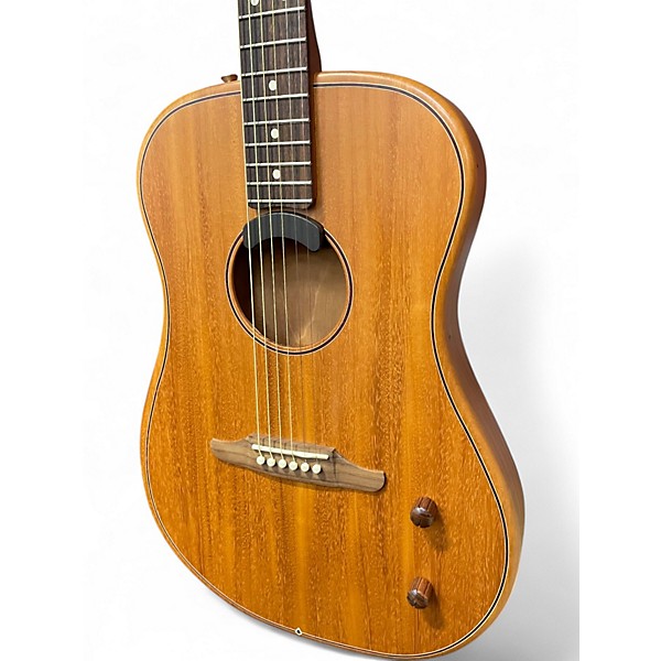 Used Fender HIGHWAY PARLOR Mahogany Acoustic Electric Guitar