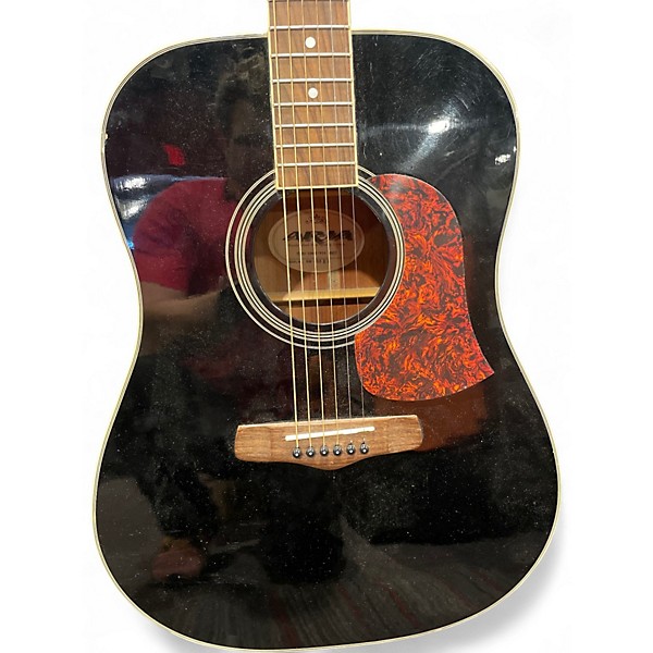 Used Aria AW50BK Black Acoustic Guitar