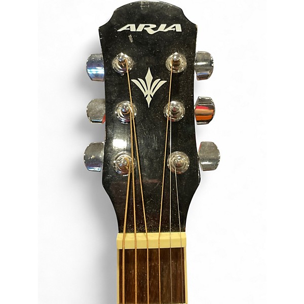 Used Aria AW50BK Black Acoustic Guitar