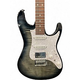 Used Ibanez AZ22S1F Standard Transparent Black Sunburst Solid Body Electric Guitar