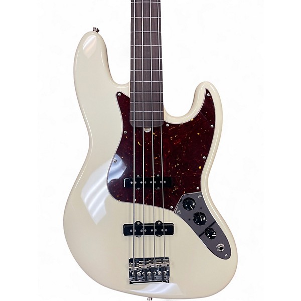 Used Fender American Professional II Jazz Bass Olympic White Electric Bass Guitar