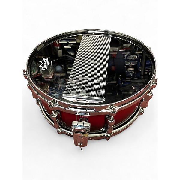 Used TAMA 14X5.5 Superstar Snare RED FADE Drum