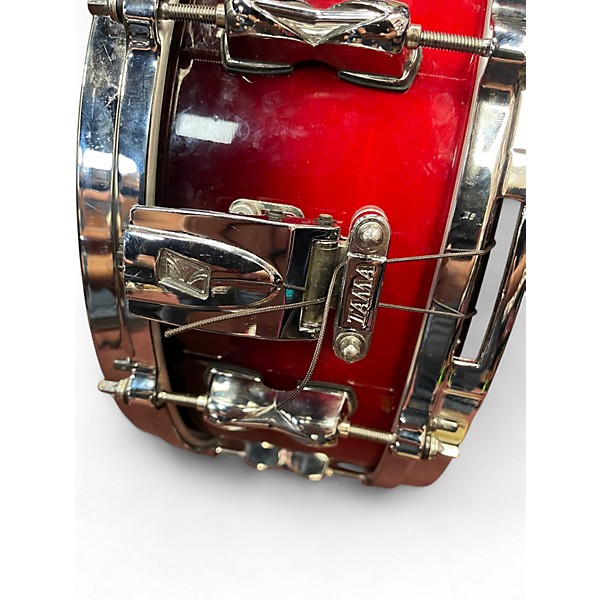 Used TAMA 14X5.5 Superstar Snare RED FADE Drum