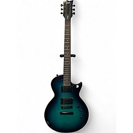 Used ESP LTDEC200DX Blue Burst Solid Body Electric Guitar