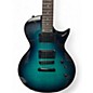 Used ESP LTDEC200DX Blue Burst Solid Body Electric Guitar