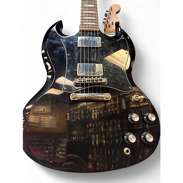 Used Epiphone SG BLACK Solid Body Electric Guitar