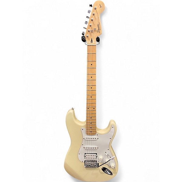 Used Squier MIK Stratocaster Olympic White Solid Body Electric Guitar
