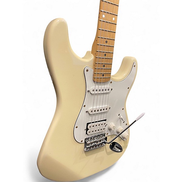 Used Squier MIK Stratocaster Olympic White Solid Body Electric Guitar
