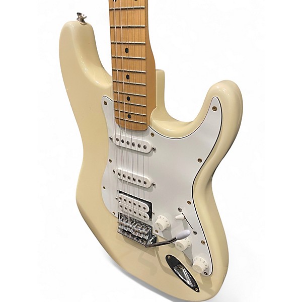 Used Squier MIK Stratocaster Olympic White Solid Body Electric Guitar