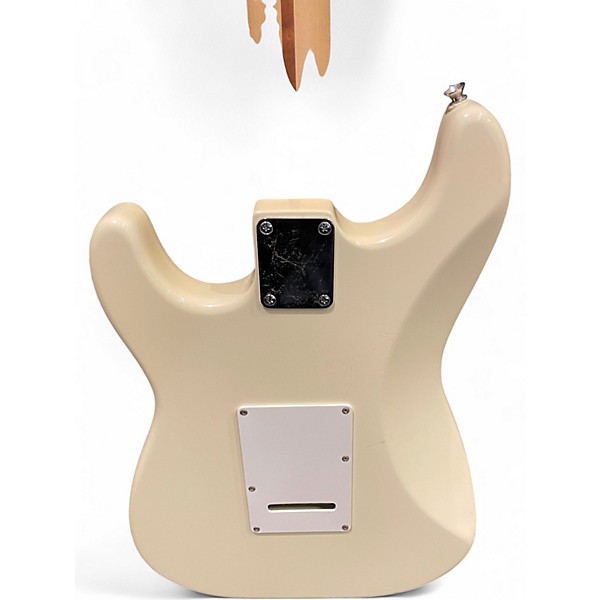 Used Squier MIK Stratocaster Olympic White Solid Body Electric Guitar