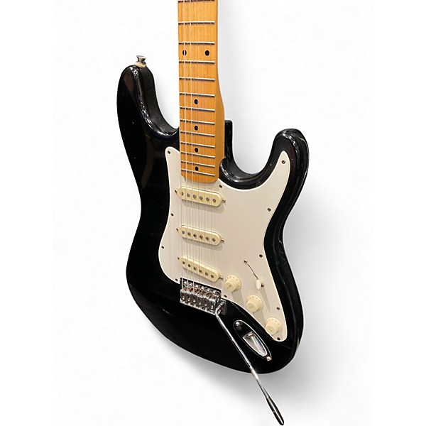 Used Squier Ii MIK Stratocaster Black Solid Body Electric Guitar