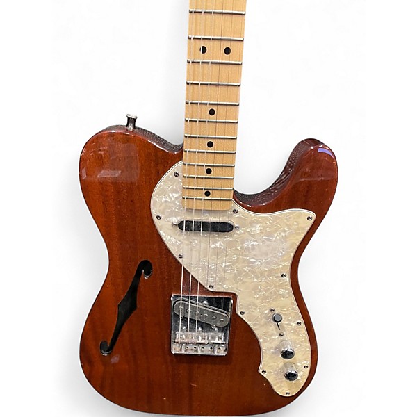 Used Squier Classic Vibe 60's Telecaster Thinine Natural Hollow Body Electric Guitar
