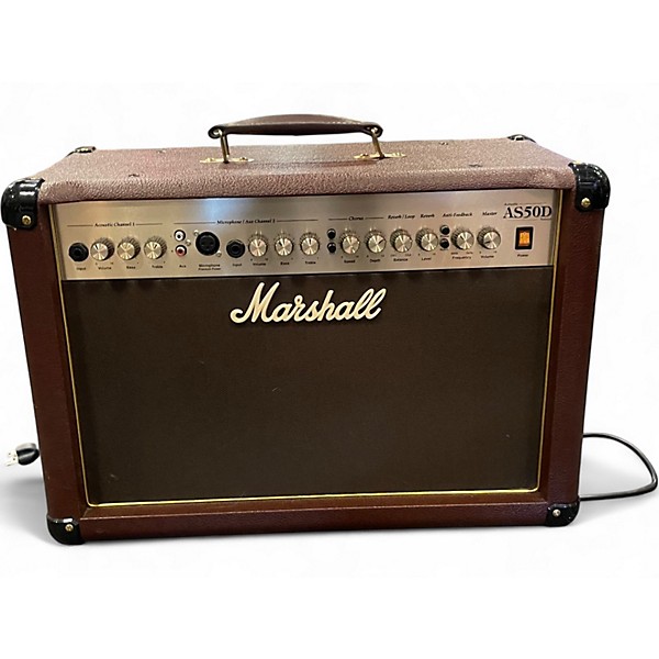 Used Marshall AS50D 50W 2X8 Acoustic Guitar Combo Amp