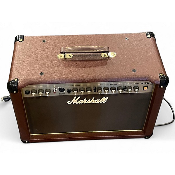 Used Marshall AS50D 50W 2X8 Acoustic Guitar Combo Amp