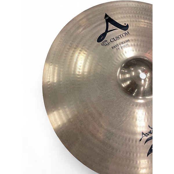 Used Zildjian 16in A Custom Fast Crash Cymbal