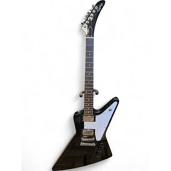 Used Epiphone 58' Explorer Black Solid Body Electric Guitar