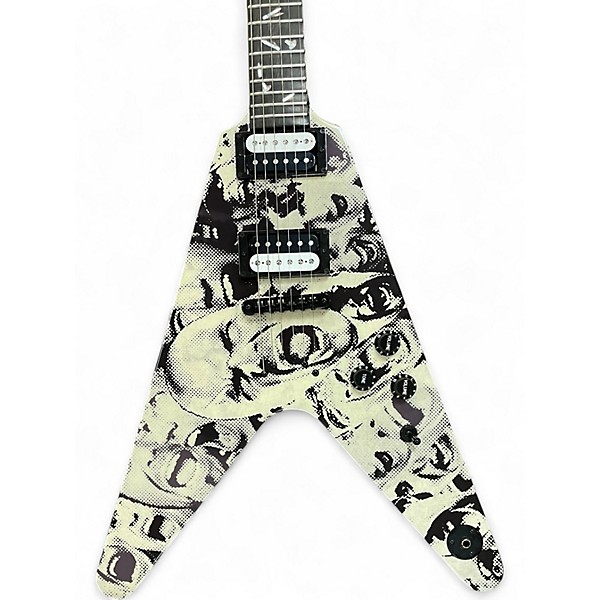Used 2011 Dean V Michael Schenker Strangers in the Night Solid Body Electric Guitar