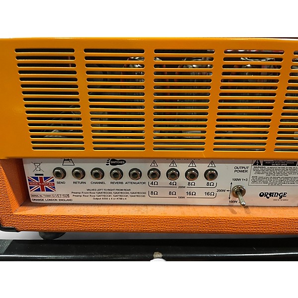 Used Orange Amplifiers TH200HTC Thunderverb 200 200W Tube Guitar Amp Head