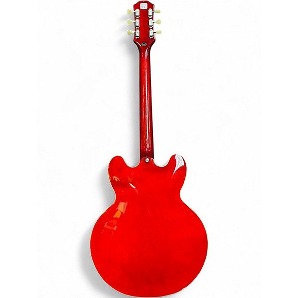 Used 2023 Epiphone ES335 IG Left-Handed Cherry Hollow Body Electric Guitar
