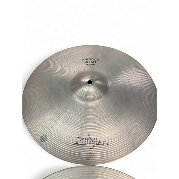 Used Zidljian 14in ROCK HI HATS Cymbal
