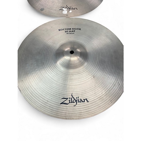Used Zidljian 14in ROCK HI HATS Cymbal