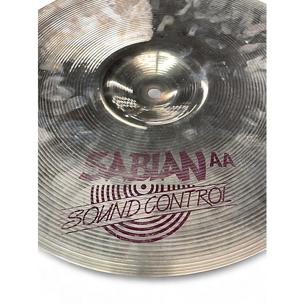 Used SABIAN 13in AA Sound Control Crash Brilliant Cymbal