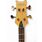 Used Schecter Guitar Research Stiletto Custom 4 String Natural Electric Bass Guitar