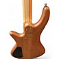 Used Schecter Guitar Research Stiletto Custom 4 String Natural Electric Bass Guitar