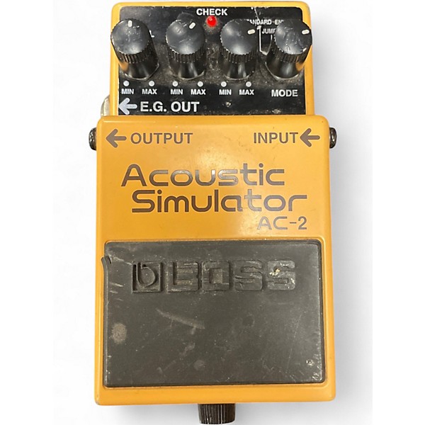 Used BOSS AC2 Acoustic Simulator Effect Pedal