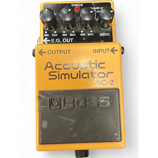Used BOSS AC2 Acoustic Simulator Effect Pedal