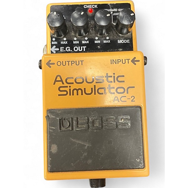 Used BOSS AC2 Acoustic Simulator Effect Pedal