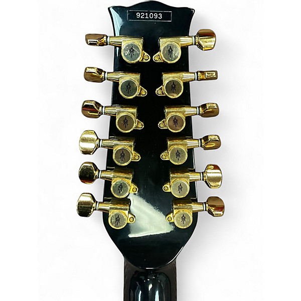 Used Alvarez DY8812 YAIRI Black 12 String Acoustic Electric Guitar