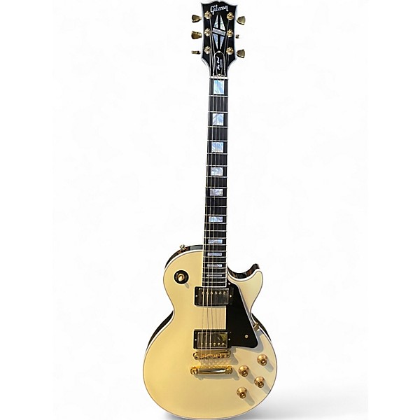 Used Gibson Les Paul Custom Blonde Solid Body Electric Guitar