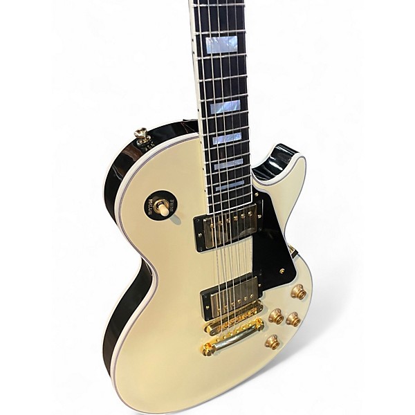 Used Gibson Les Paul Custom Blonde Solid Body Electric Guitar