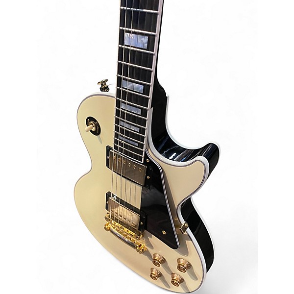 Used Gibson Les Paul Custom Blonde Solid Body Electric Guitar