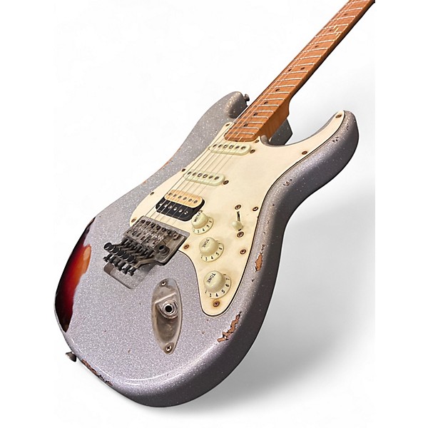 Used 2023 LsL Instruments Saticoy 22 Silver Sparkle Solid Body Electric Guitar