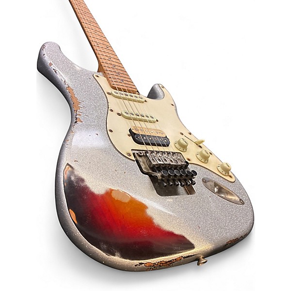 Used 2023 LsL Instruments Saticoy 22 Silver Sparkle Solid Body Electric Guitar
