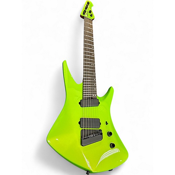 Used 2023 Ernie Ball Music Man Kaizen 7 Green Kryptonite Solid Body Electric Guitar