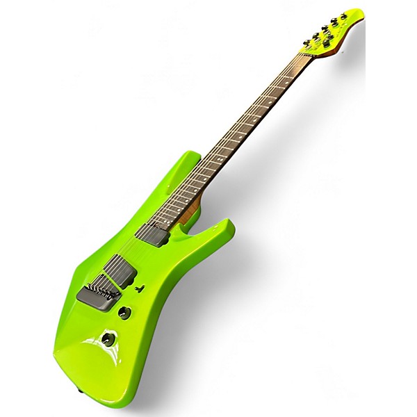 Used 2023 Ernie Ball Music Man Kaizen 7 Green Kryptonite Solid Body Electric Guitar